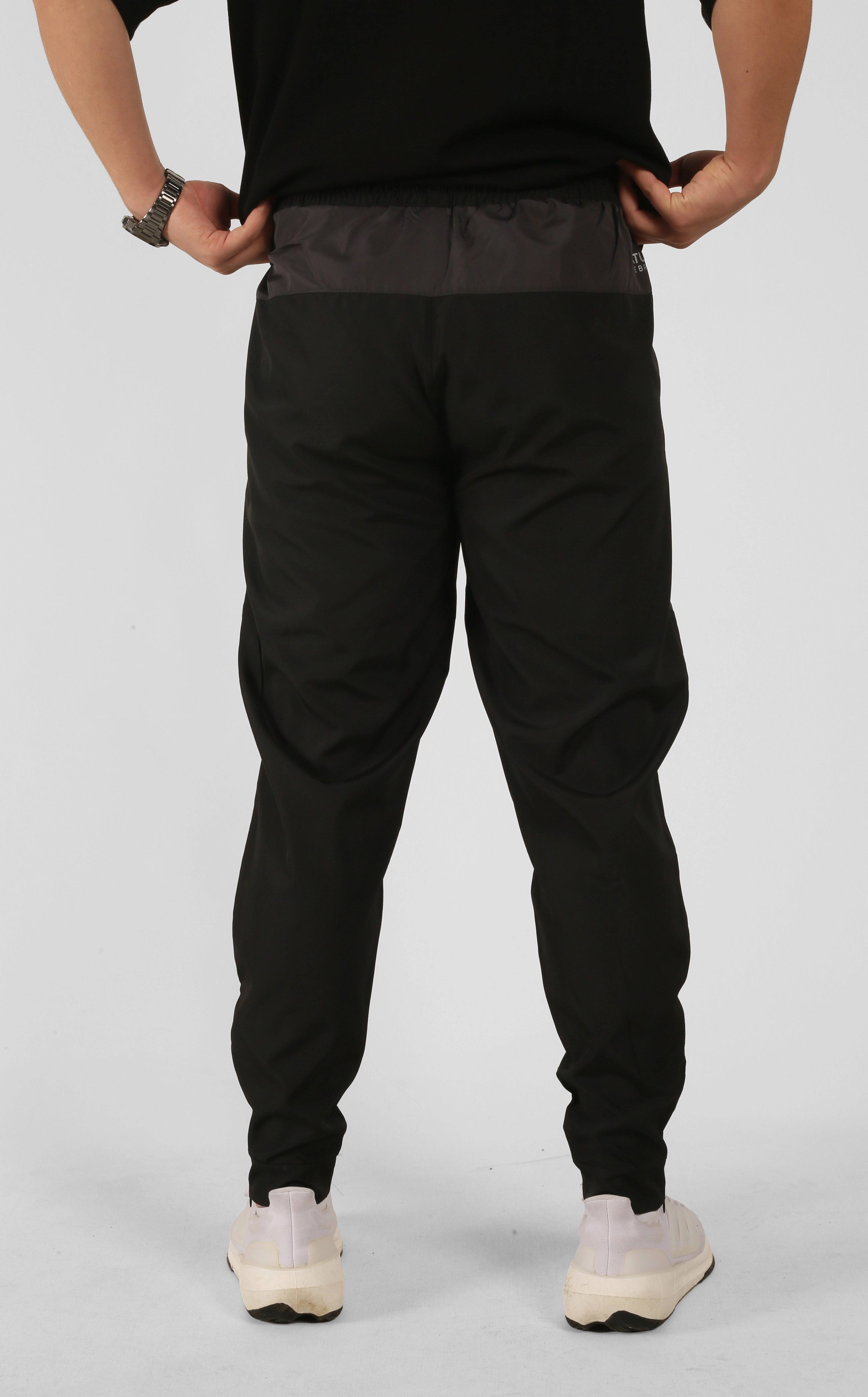 NTB Unisex Printed Track Pants Black Color